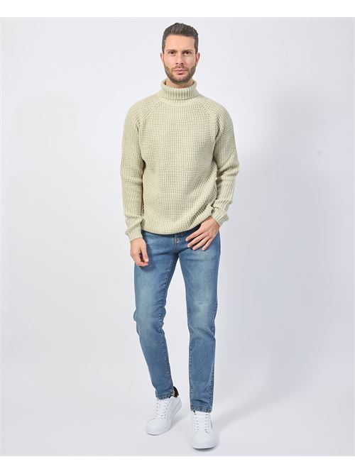 Yes Zee Wool Blend Turtleneck Sweater YES ZEE | M877-MX000245